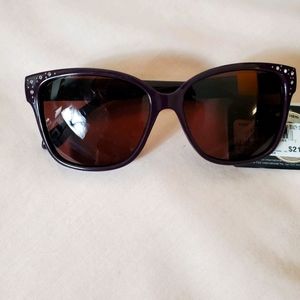 NWT Foster Grant Annalise Sunglasses Rhinestones